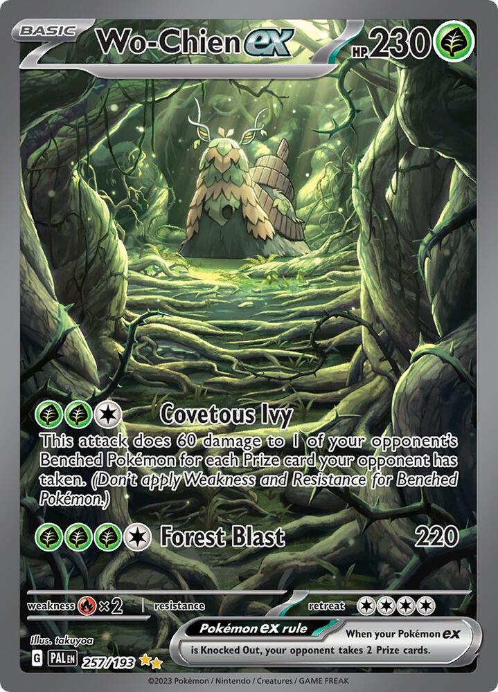 Wo-Chien ex (257/193) [Scarlet & Violet: Paldea Evolved] (Online Only) (ONLINE ORDER ONLY)