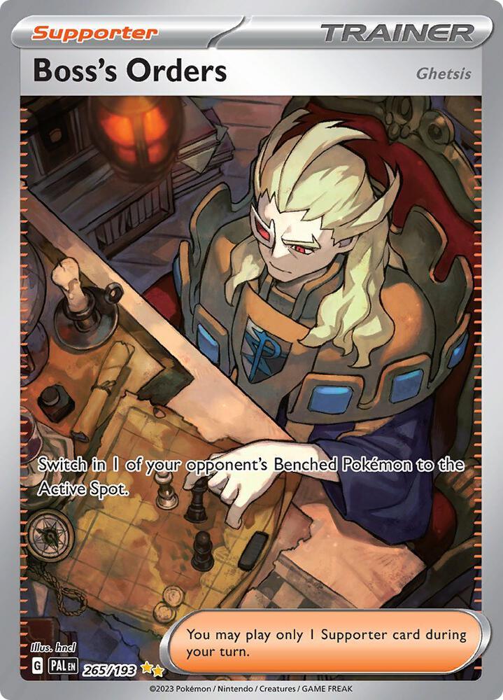 Boss's Orders (265/193) [Scarlet & Violet: Paldea Evolved] (Online Only)