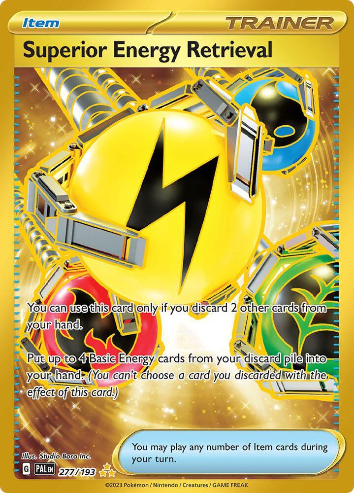 Superior Energy Retrieval (277/193) [Scarlet & Violet: Paldea Evolved] (Online Only)