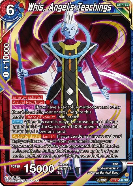 Whis, Angel's Teachings (BT21-142) [Wild Resurgence] (ONLINE ORDER ONLY)