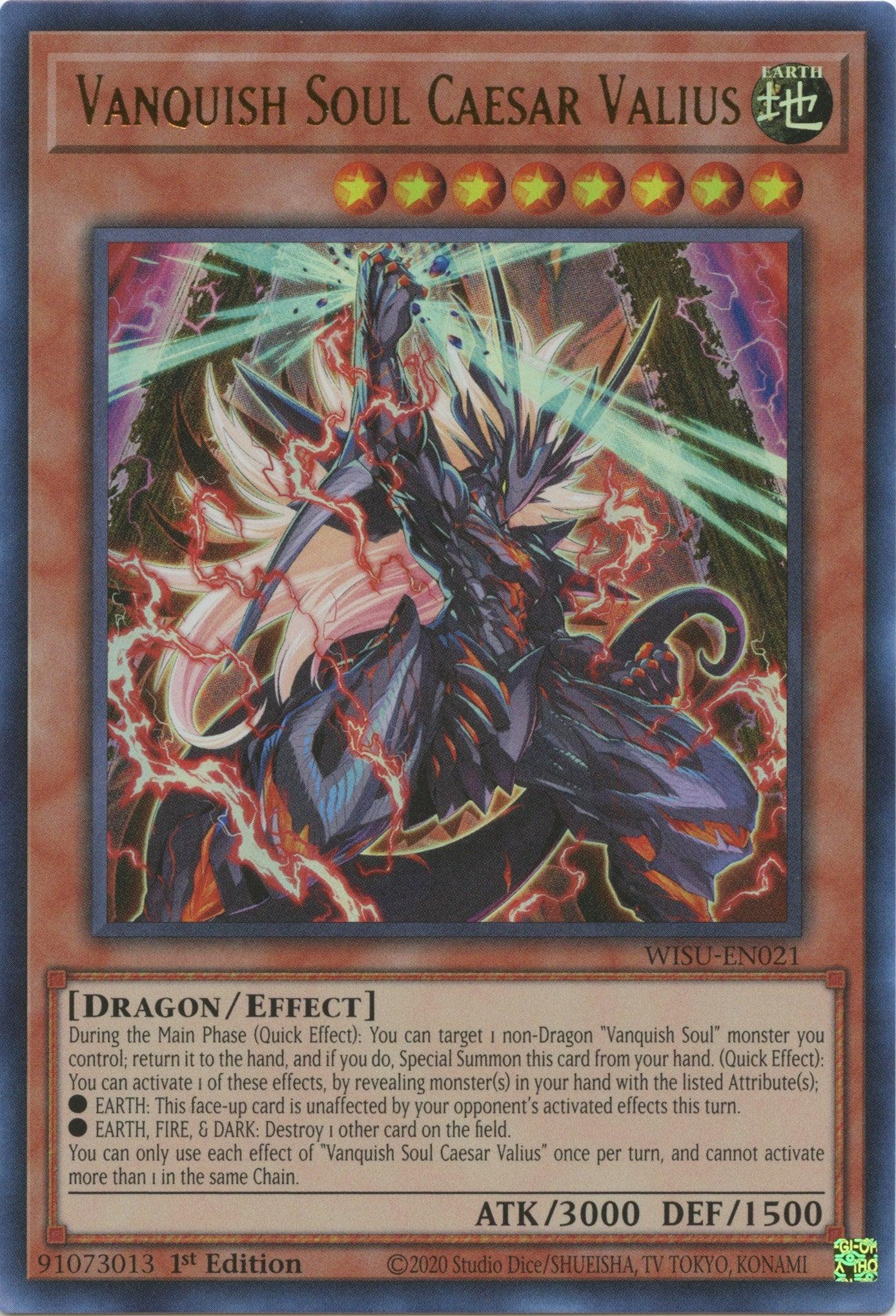 Vanquish Soul Caesar Valius [WISU-EN021] Ultra Rare (ONLINE ORDER ONLY)