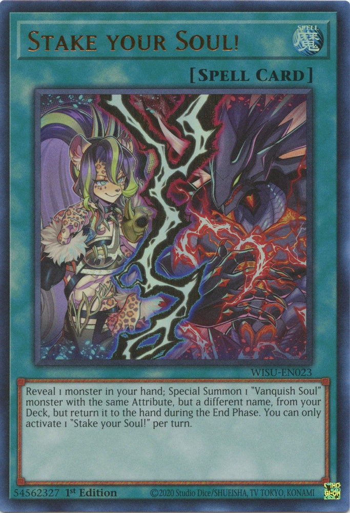 Stake your Soul! [WISU-EN023] Ultra Rare (ONLINE ORDER ONLY)