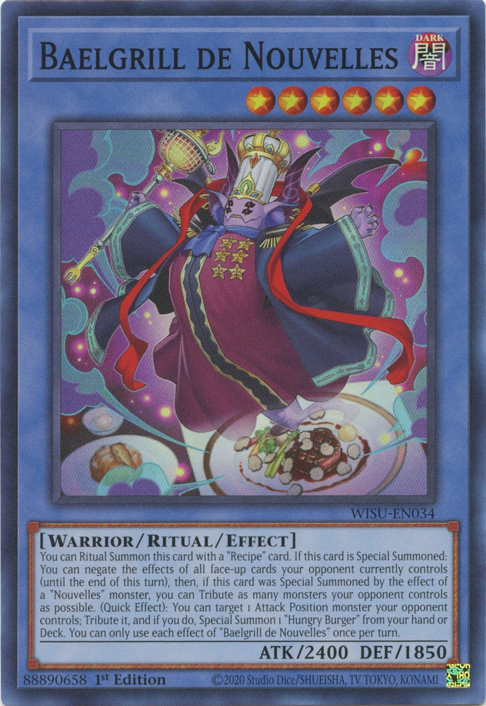 Baelgrill de Nouvelles [WISU-EN034] Super Rare (ONLINE ORDER ONLY)