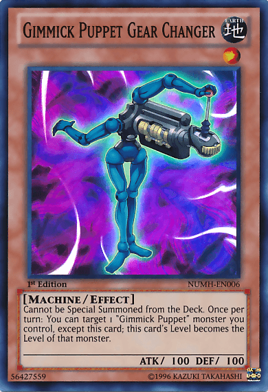 Gimmick Puppet Gear Changer [NUMH-EN006] Super Rare (ONLINE ORDER ONLY)
