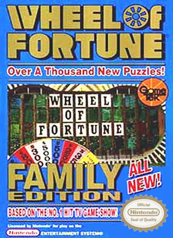 Wheel of Fortune: Family Edition (Nintendo NES) (Online Order Only)