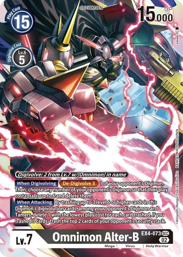 Omnimon Alter-B [EX4-073] [Alternative Being Booster] (ONLINE ORDER ONLY)