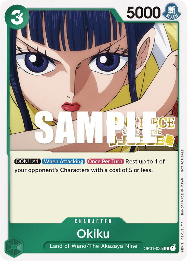 Okiku (Judge) [One Piece Promotion Cards]