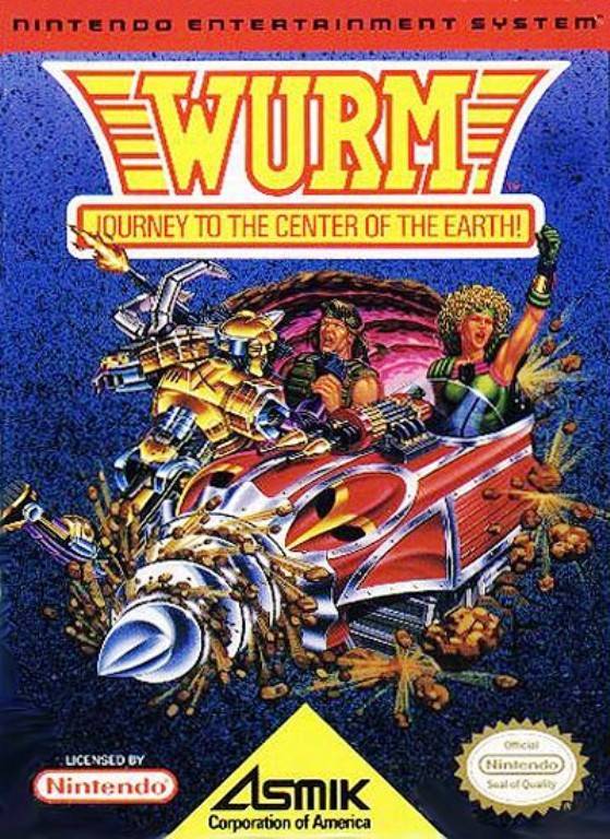 Wurm Journey to the Center of the Earth (Nintendo NES) (Online Only)