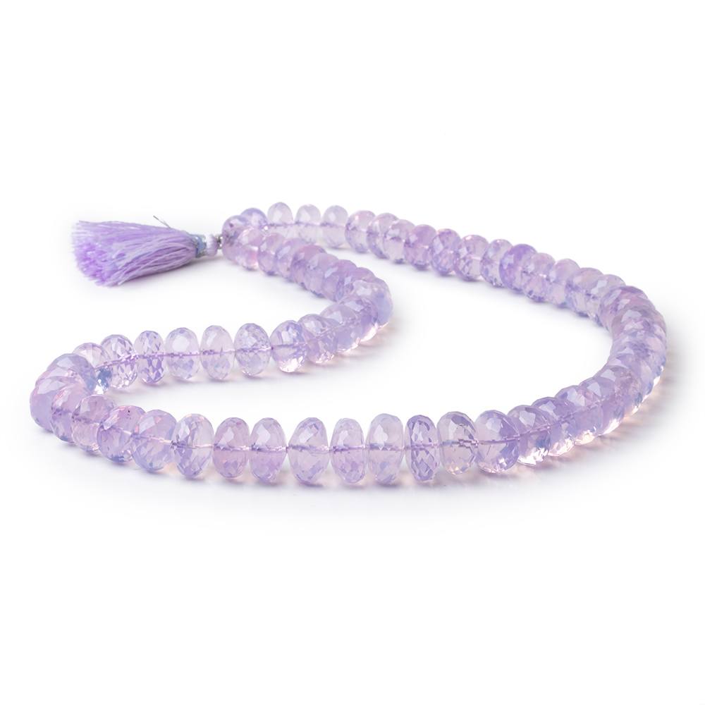 7-13mm Lavender Quartz Faceted Rondelle Beads 16 inch 65 pieces AAA (ONLINE ORDER ONLY)