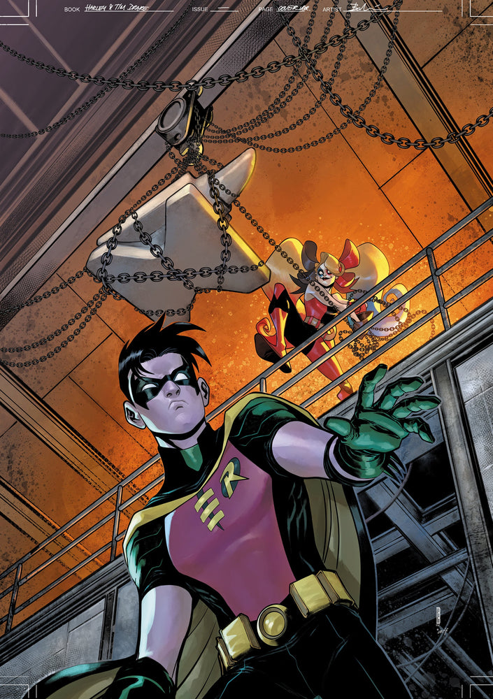 Tim Drake Robin #1 C David Baldeon Harley Quinn 30Th Anniversary Card Stock Variant (09/27/2022) Dc (ONLINE ORDER ONLY)