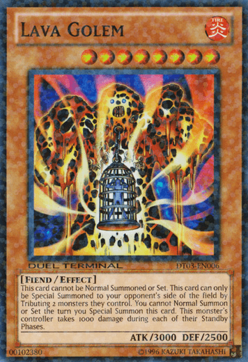 Lava Golem [DT03-EN006] Super Rare (ONLINE ORDER ONLY)