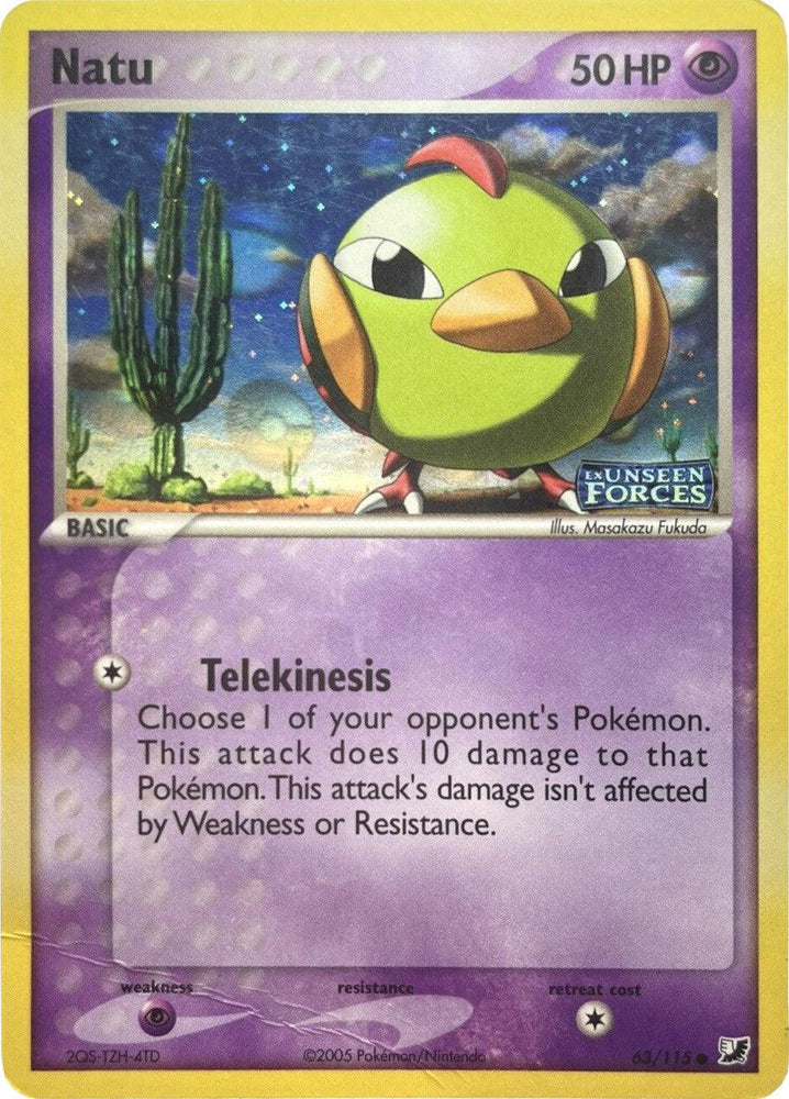 Natu (63/115) (Stamped) [EX: Unseen Forces] (Online Only)