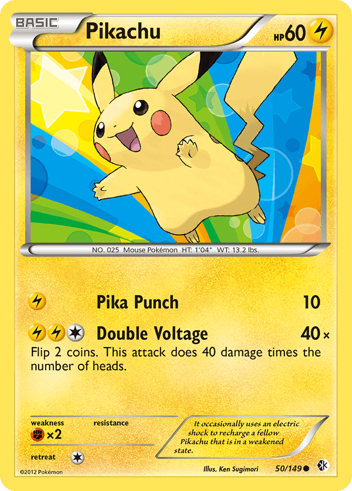 Pikachu (50/149) [Black & White: Boundaries Crossed] (Online Only)