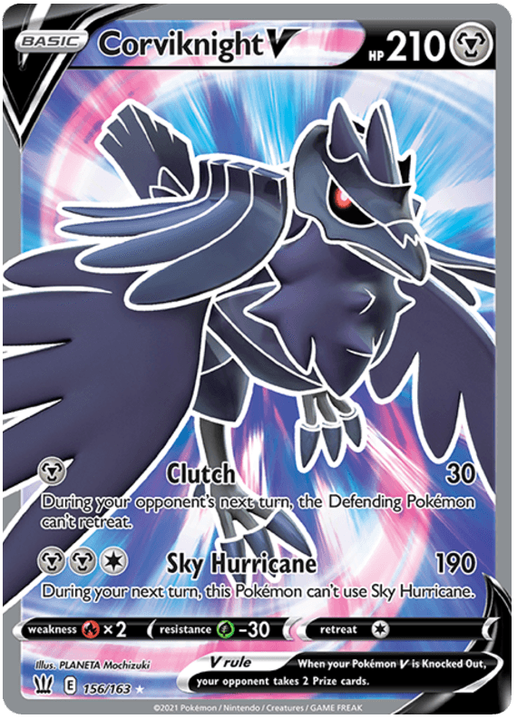 Corviknight V (156/163) [Sword & Shield: Battle Styles] (Online Only)