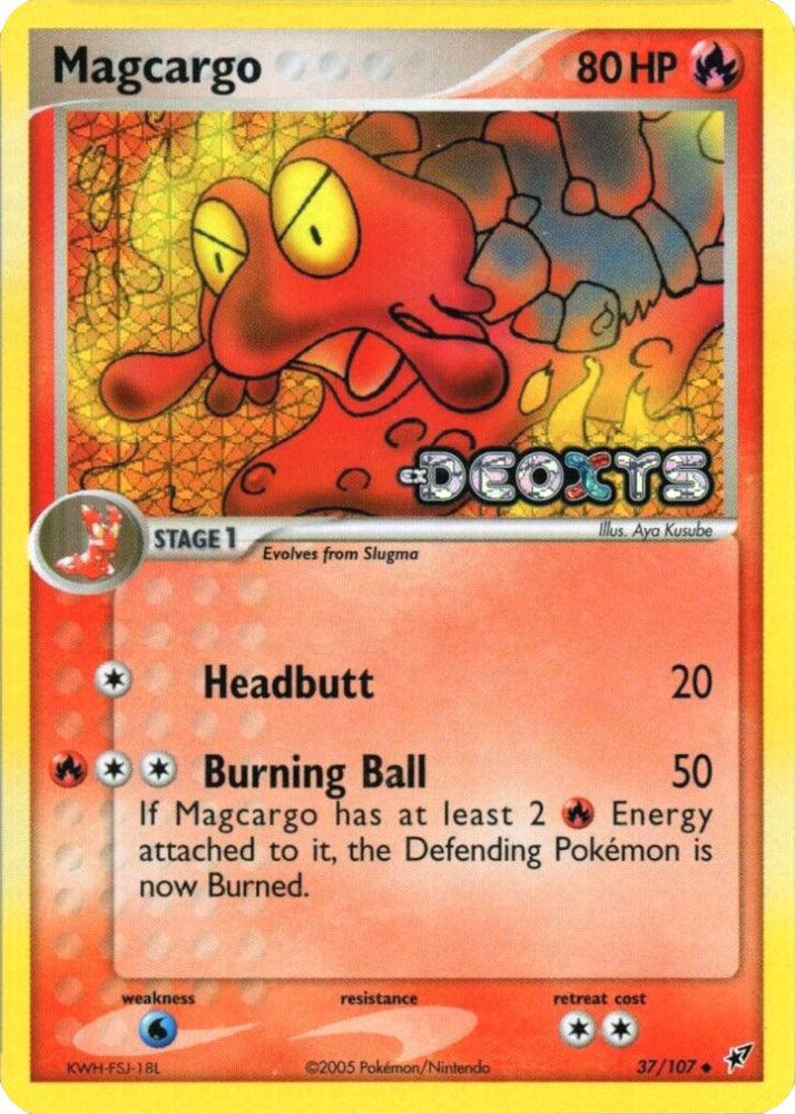 Magcargo (37/107) (Stamped) [EX: Deoxys] (Online Only)
