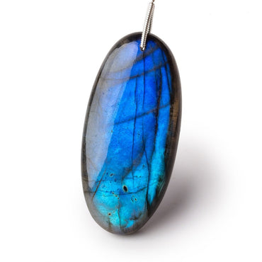 49x23x8mm Labradorite Plain Oval Pendant 1 AAA Focal (ONLINE ORDER ONLY)