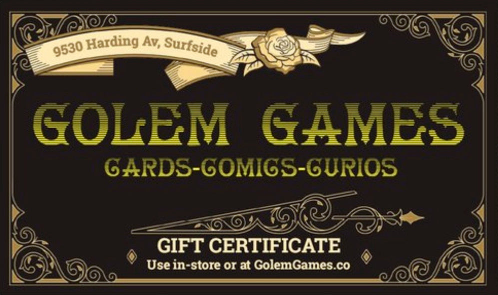 Golem Games Gift Card (ONLINE ORDER ONLY)