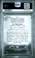 Graded 2025 Topps Bowman Jac Caglianone #GL21 Greatness Loading Rookie RC Baseball Card PSA 9 Mint (ONLINE ORDER ONLY)