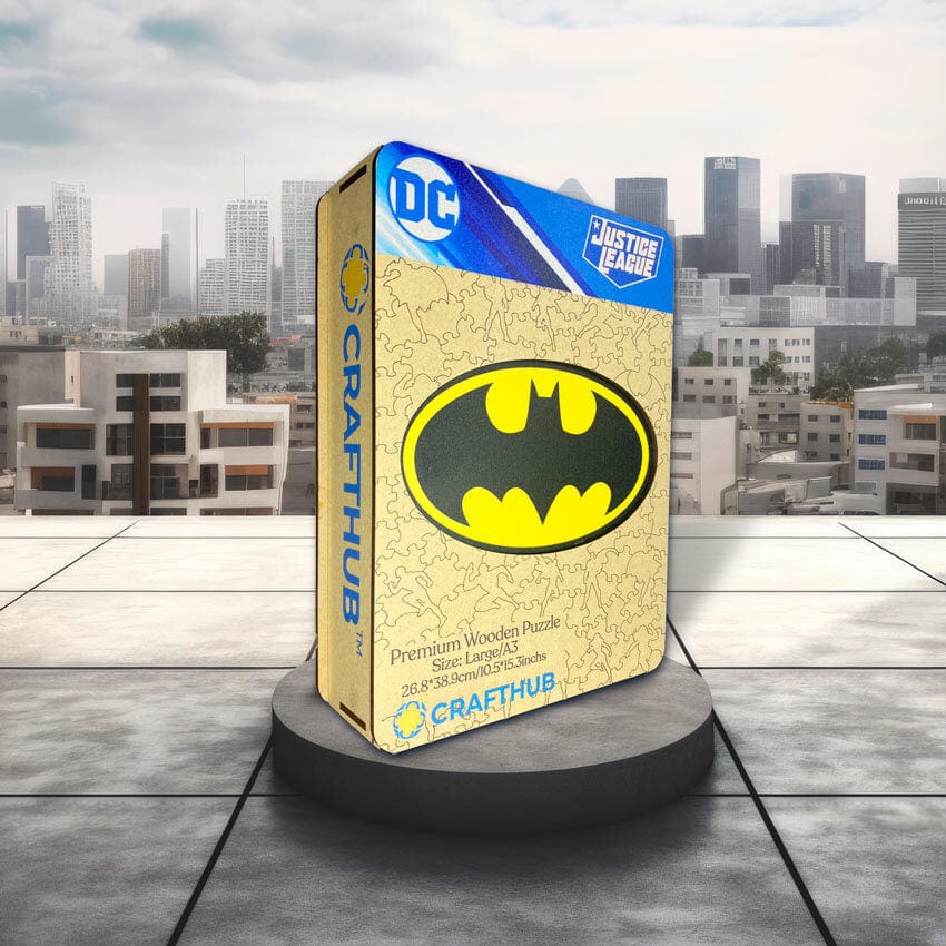 Batman Logo Wooden Jigsaw Puzzle (Online Order Only)