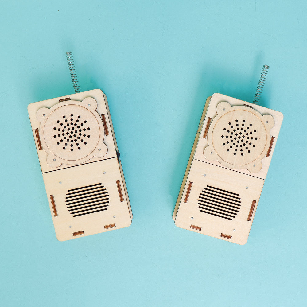 Build & Learn Walkie Talkie STEM Kit (Set of 2) – Hands-On Electronics (ONLINE ORDER ONLY)