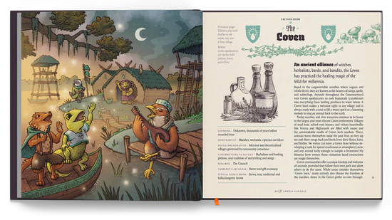 Defenders of the Wild RPG: Almanac Guidebook (ONLINE ORDER ONLY)