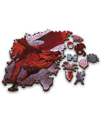Wooden Puzzle: Dungeons & Dragons - Ancient Red Dragon (Wood Craft) (ONLINE ORDER ONLY)