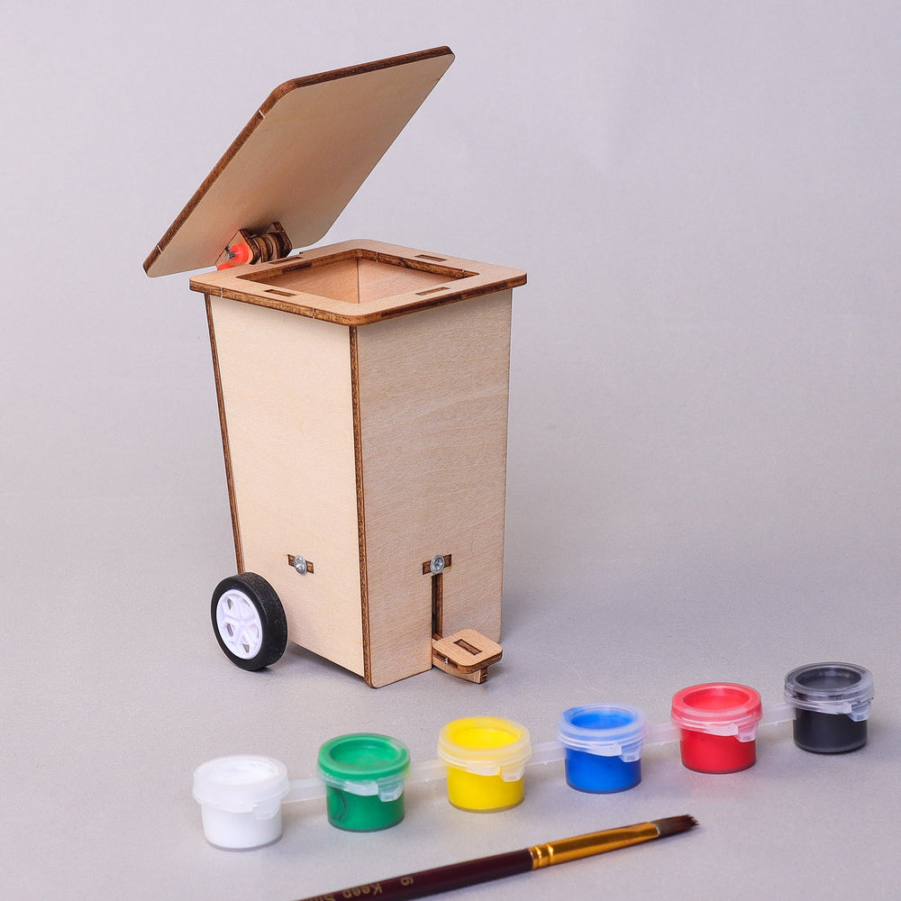 Build & Paint Mini Trash Cans (Set of 2) – Fun Desk Décor & Craft Project (ONLINE ORDER ONLY)