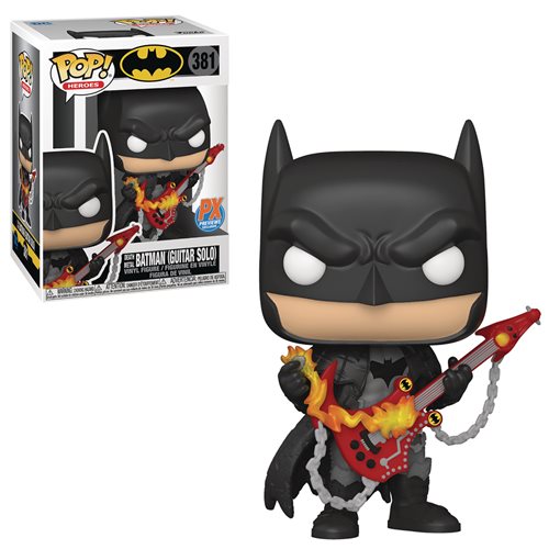Funko POP! Batman Dark Nights - Death Metal Batman (Guitar Solo) Vinyl Figure #381 Preview Exclusives (PX) [READ DESCRIPTION] (ONLINE ORDER ONLY)