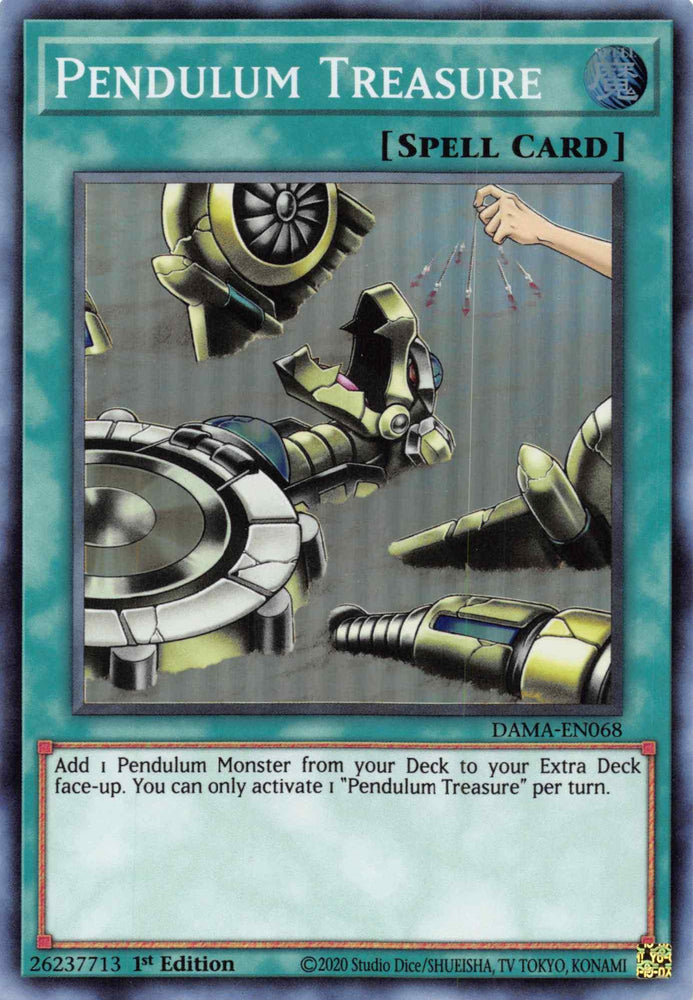 Pendulum Treasure [DAMA-EN068] Super Rare (ONLINE ORDER ONLY)