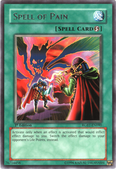 Spell of Pain [RGBT-EN090] Rare (ONLINE ORDER ONLY)
