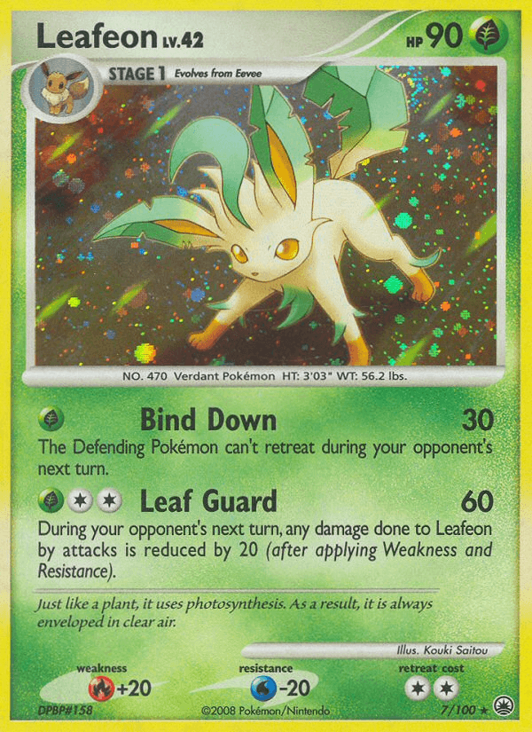 Leafeon (7/100) [Diamond & Pearl: Majestic Dawn] (Online Only)