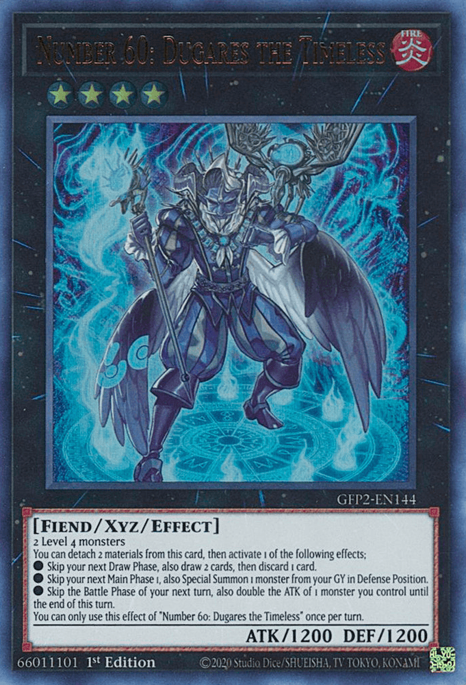 Number 60: Dugares the Timeless [GFP2-EN144] Ultra Rare (ONLINE ORDER ONLY)