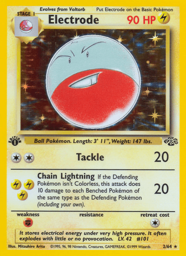 Electrode (2/64) [Jungle 1st Edition] (Online Only)