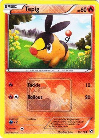 Tepig (15/114) (League Promo) [Black & White: Base Set] (Online Only)
