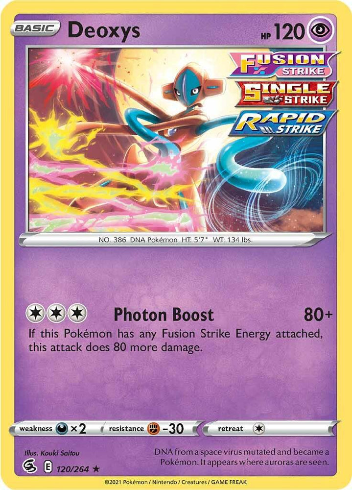Deoxys (120/264) [Sword & Shield: Fusion Strike] (Online Only)