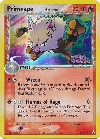 Primeape (50/110) (Delta Species) (Stamped) [EX: Holon Phantoms] (Online Only)