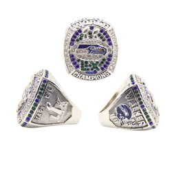 New 2025 Seahawks Championship Ring – Super Bowl 60 Fan Replica Ring