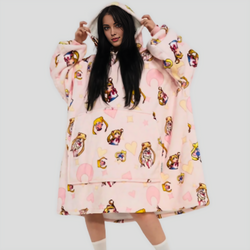 Sailor Moon Wearable Blanket Hoodie for Kids & Adults | OLM Toys (ONLINE ORDER ONLY)
