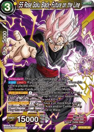 SS Rose Goku Black, Future on the Line (BT16-087) [Realm of the Gods] (ONLINE ORDER ONLY)