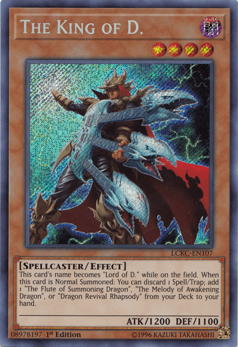 The King of D. [LCKC-EN107] Secret Rare (ONLINE ORDER ONLY)