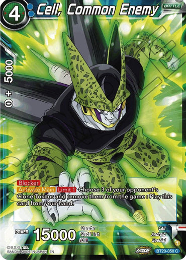 Cell, Common Enemy (BT20-050) [Power Absorbed] (ONLINE ORDER ONLY)