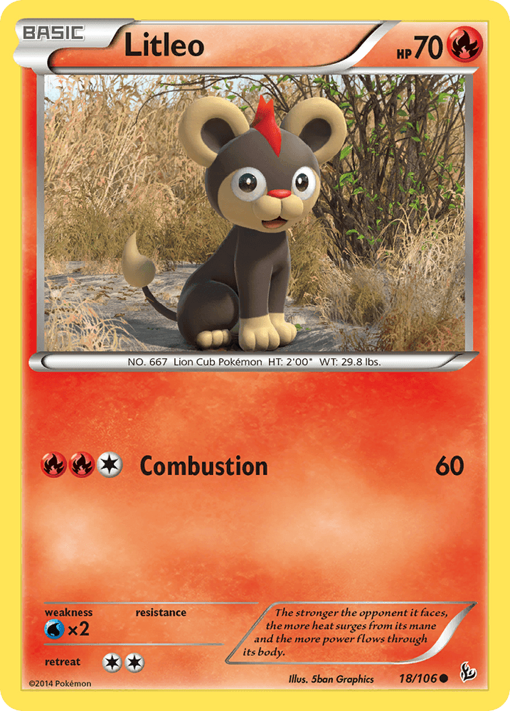 Litleo (18/106) [XY: Flashfire] (Online Only)