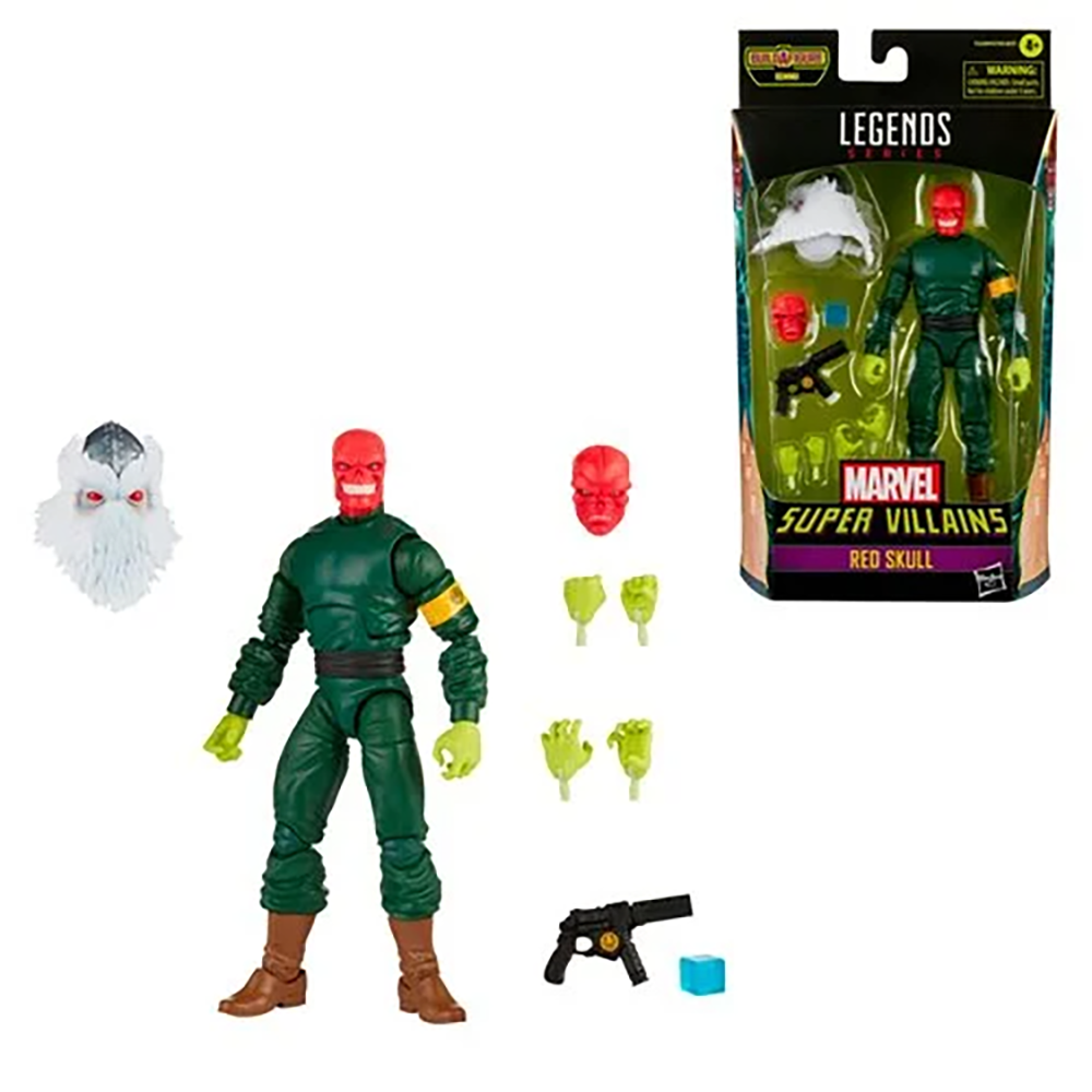 Super Villians Marvel Legends - Red Skull 6-Inch Action Figure (Xemnu Build-A-Figure) (ONLINE ORDER ONLY)