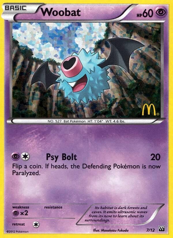 Woobat (7/12) [McDonald's Promos: 2012 Collection] (Online Only)