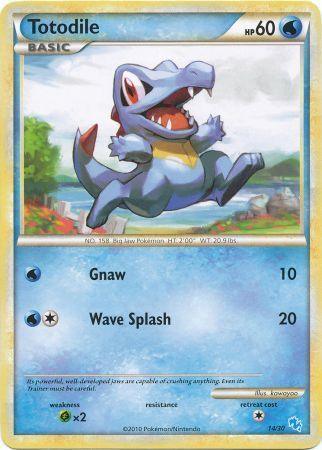 Totodile (14/30) [HeartGold & SoulSilver: Trainer Kit - Gyarados] (Online Only)