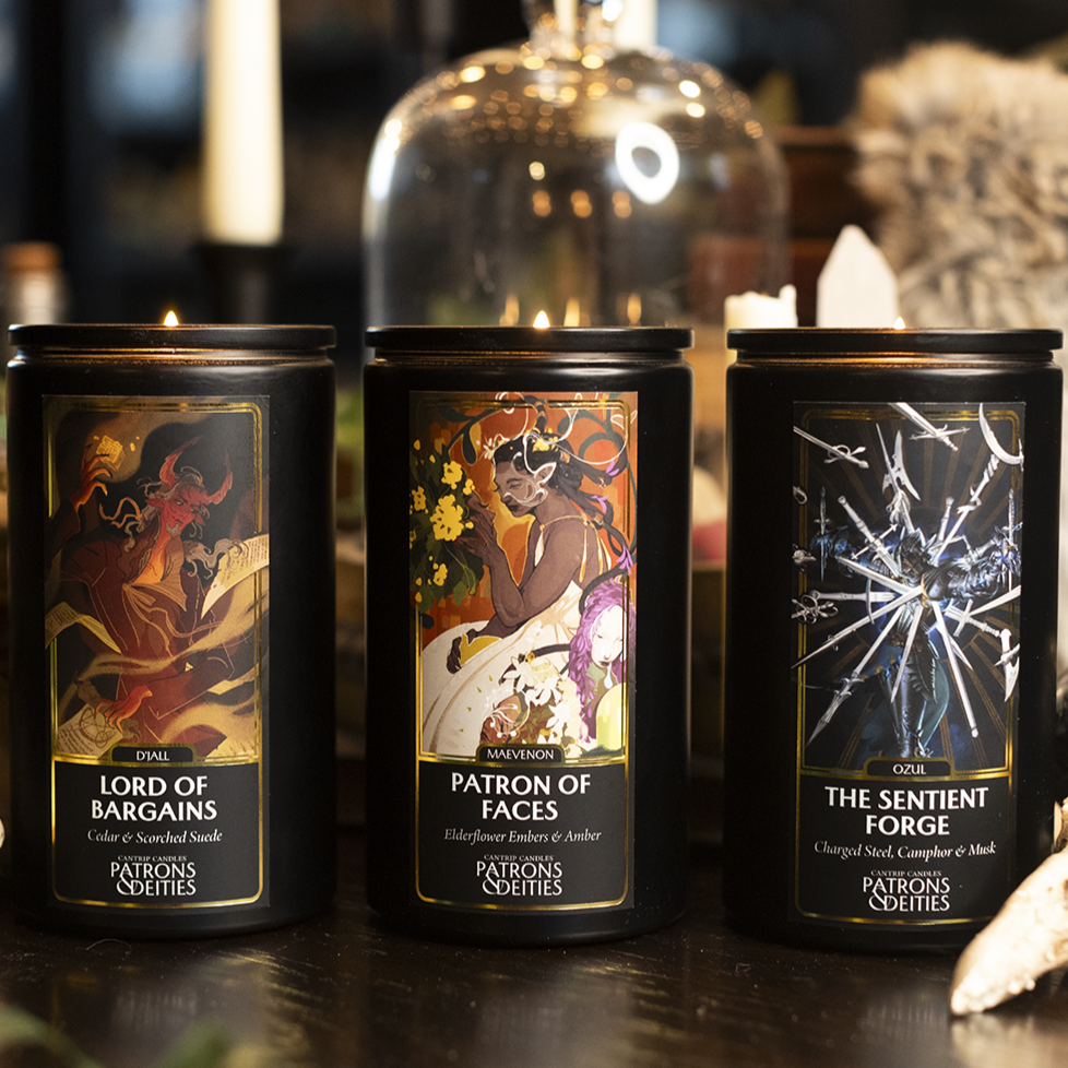 Cantrip Candles - D'Jall, Lord of Bargains 16 oz. (ONLINE ORDER ONLY)