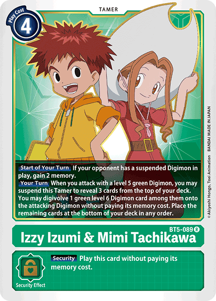 Izzy Izumi & Mimi Tachikawa [BT5-089] [Battle of Omni] (ONLINE ORDER ONLY)