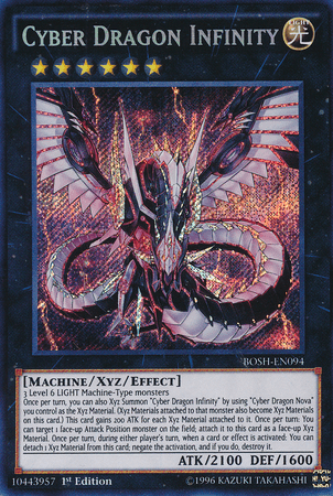 Cyber Dragon Infinity [BOSH-EN094] Secret Rare (ONLINE ORDER ONLY)