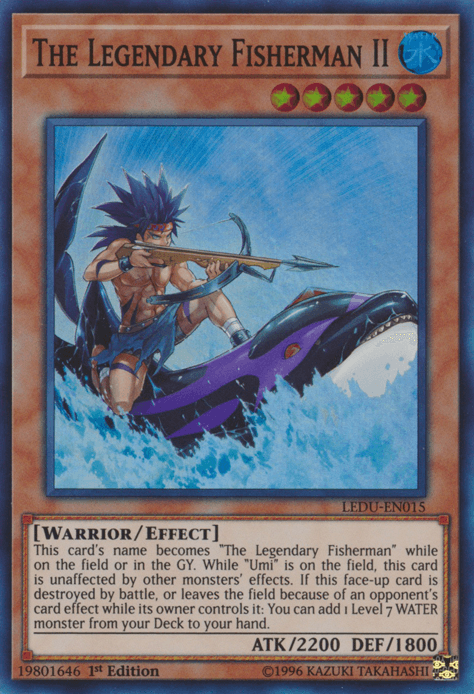 The Legendary Fisherman II [LEDU-EN015] Super Rare (ONLINE ORDER ONLY)