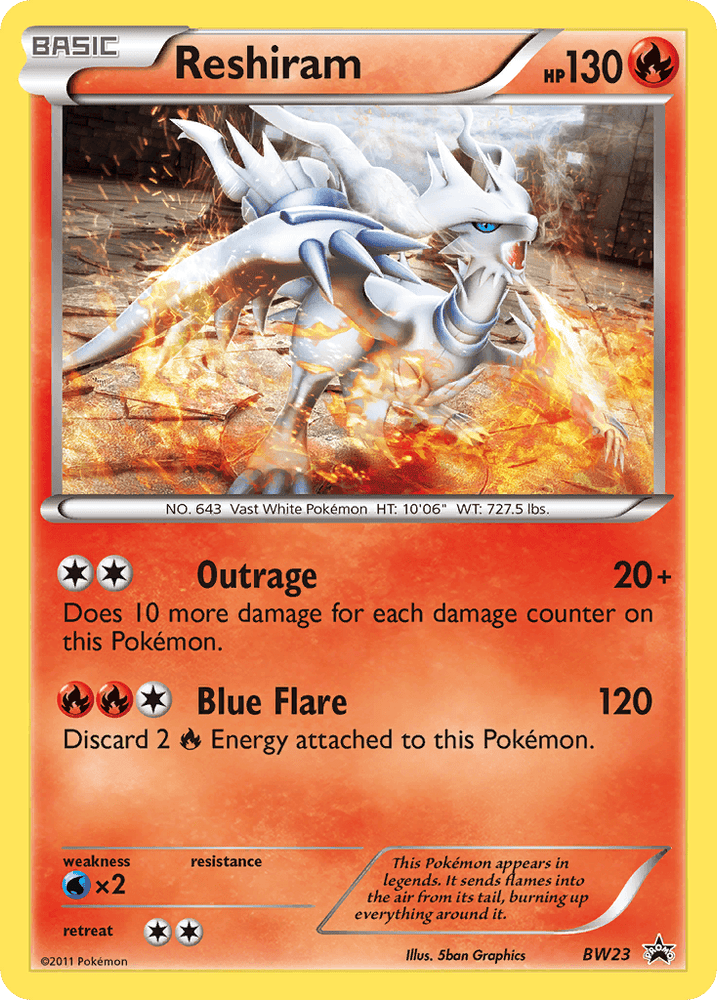 Reshiram (BW23) [Black & White: Black Star Promos] (Online Only)